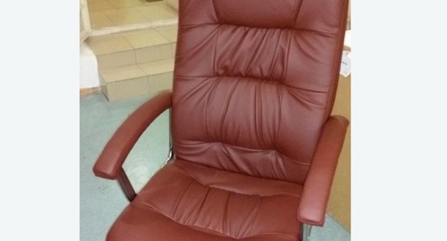 Обтяжка офисного кресла. Мурино